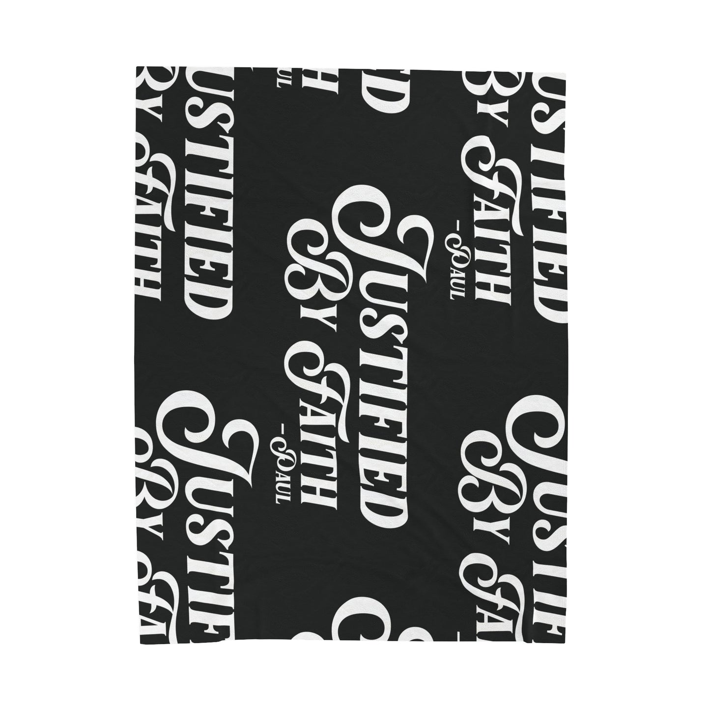 Justified By Faith Fleece Blanket