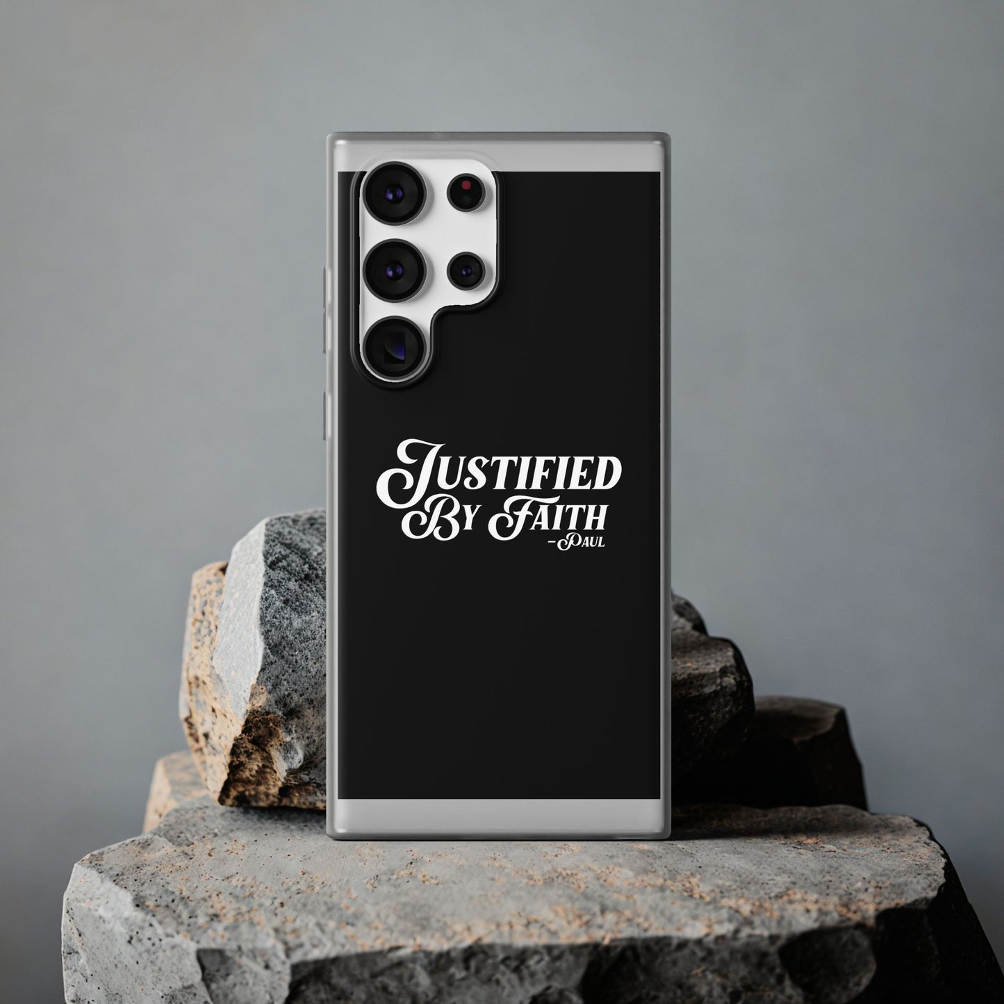 Justified by Faith Phone Case