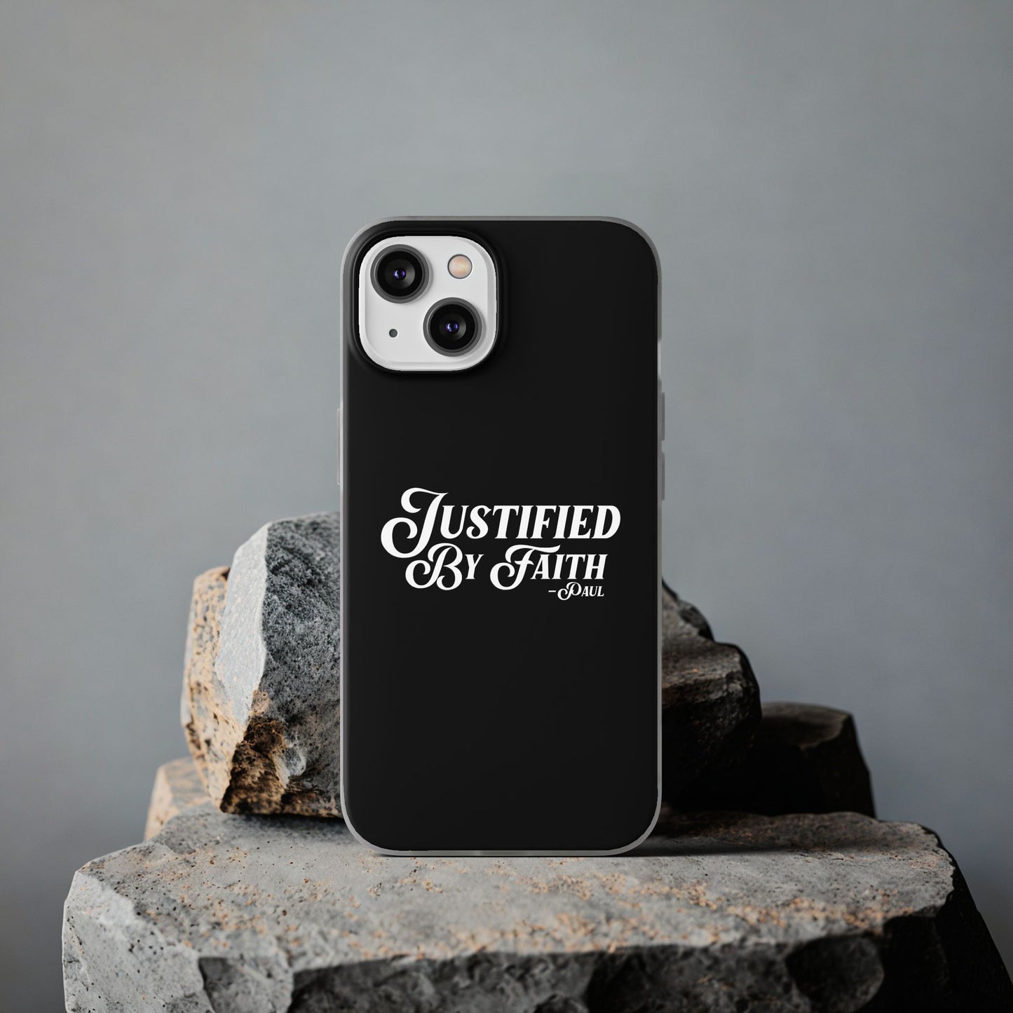 Justified by Faith Phone Case