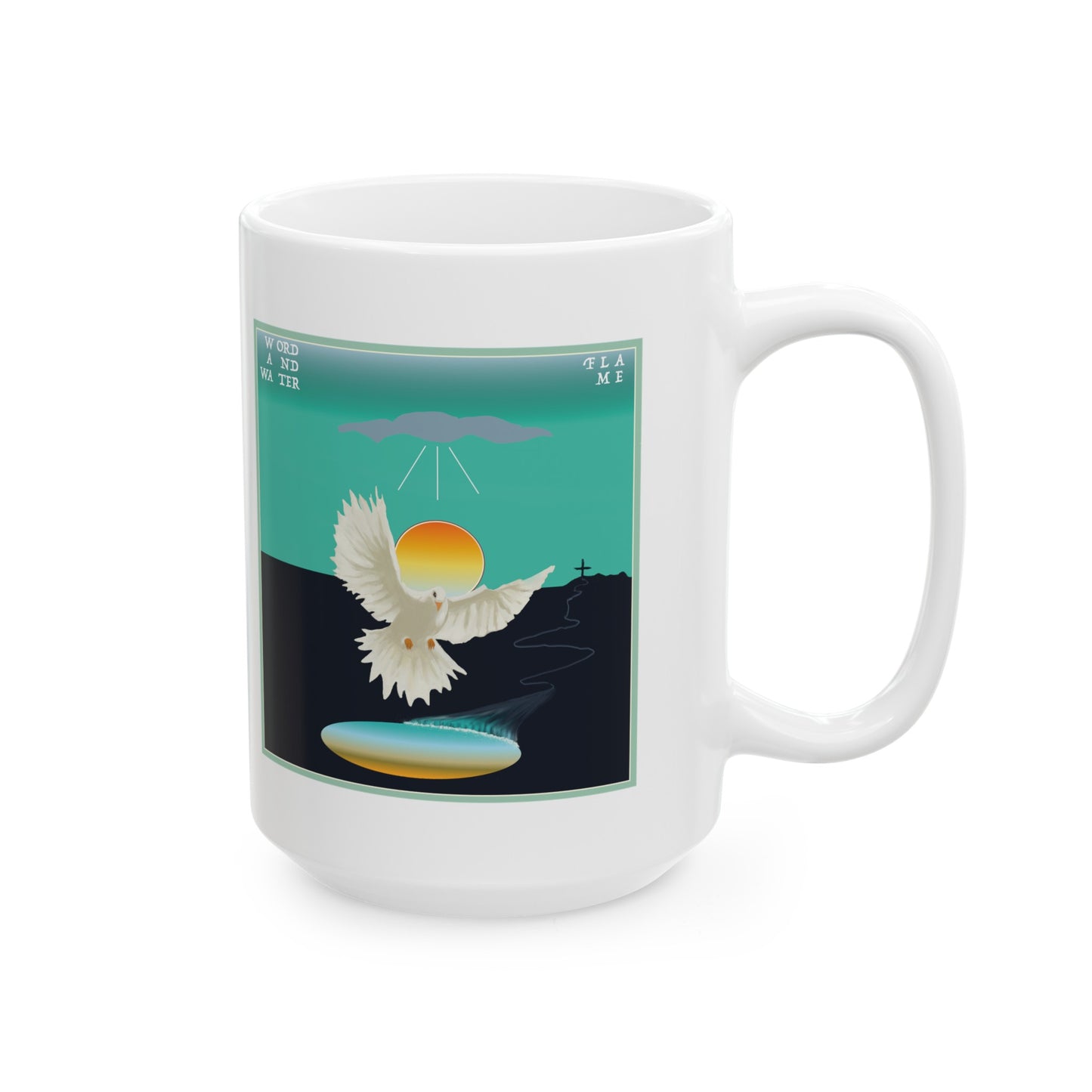 Word & Water Coffee Mug (White)