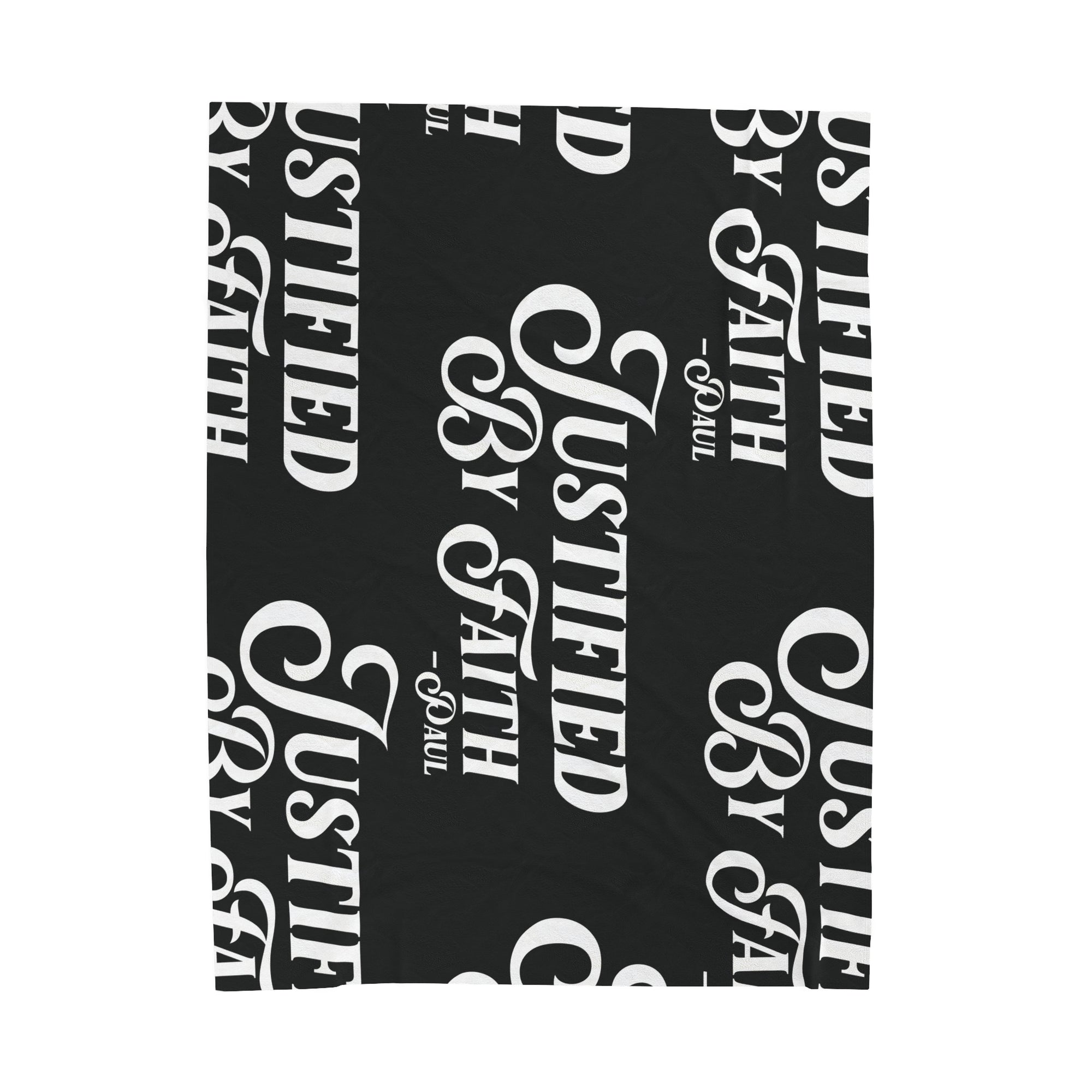Justified By Faith Fleece Blanket