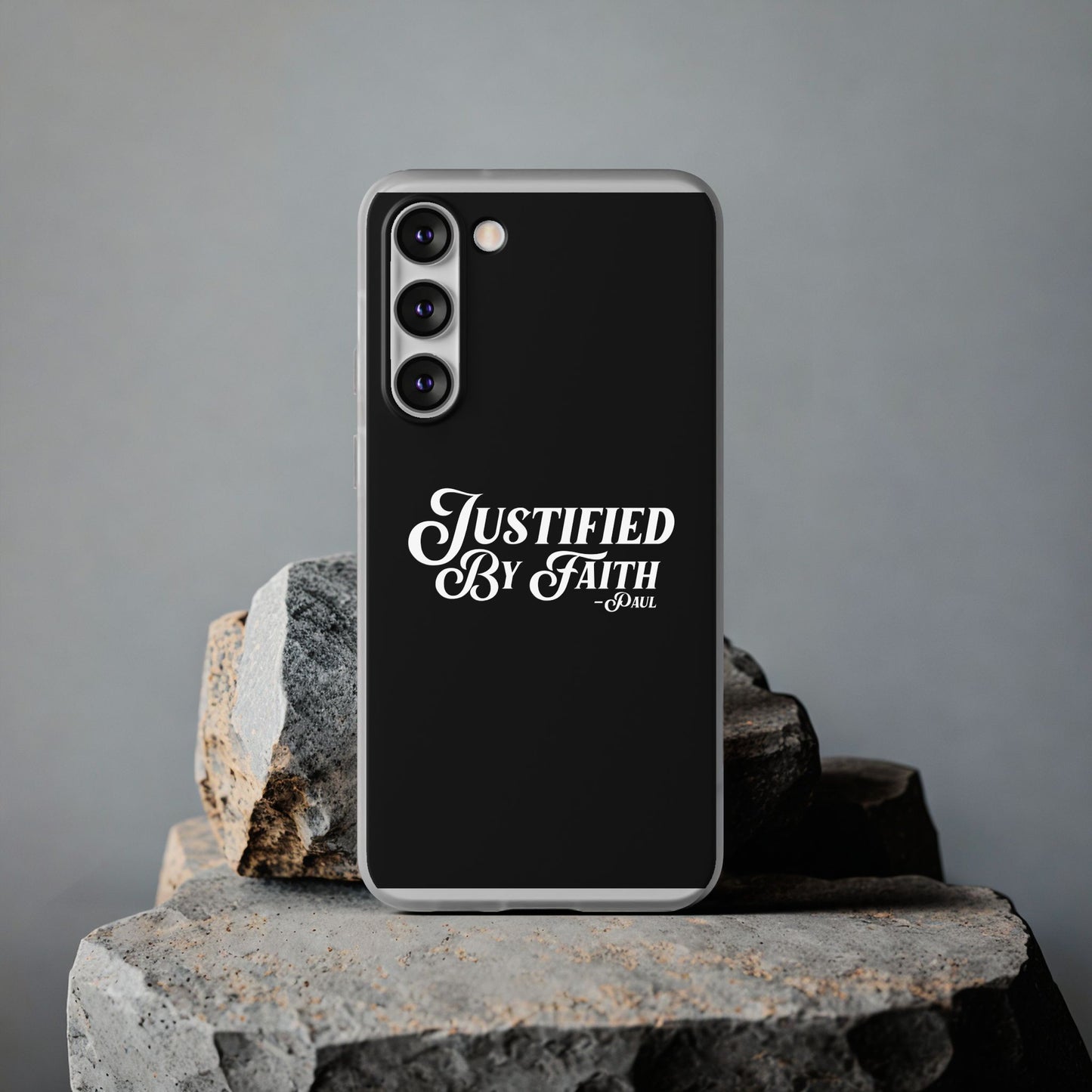 Justified by Faith Phone Case