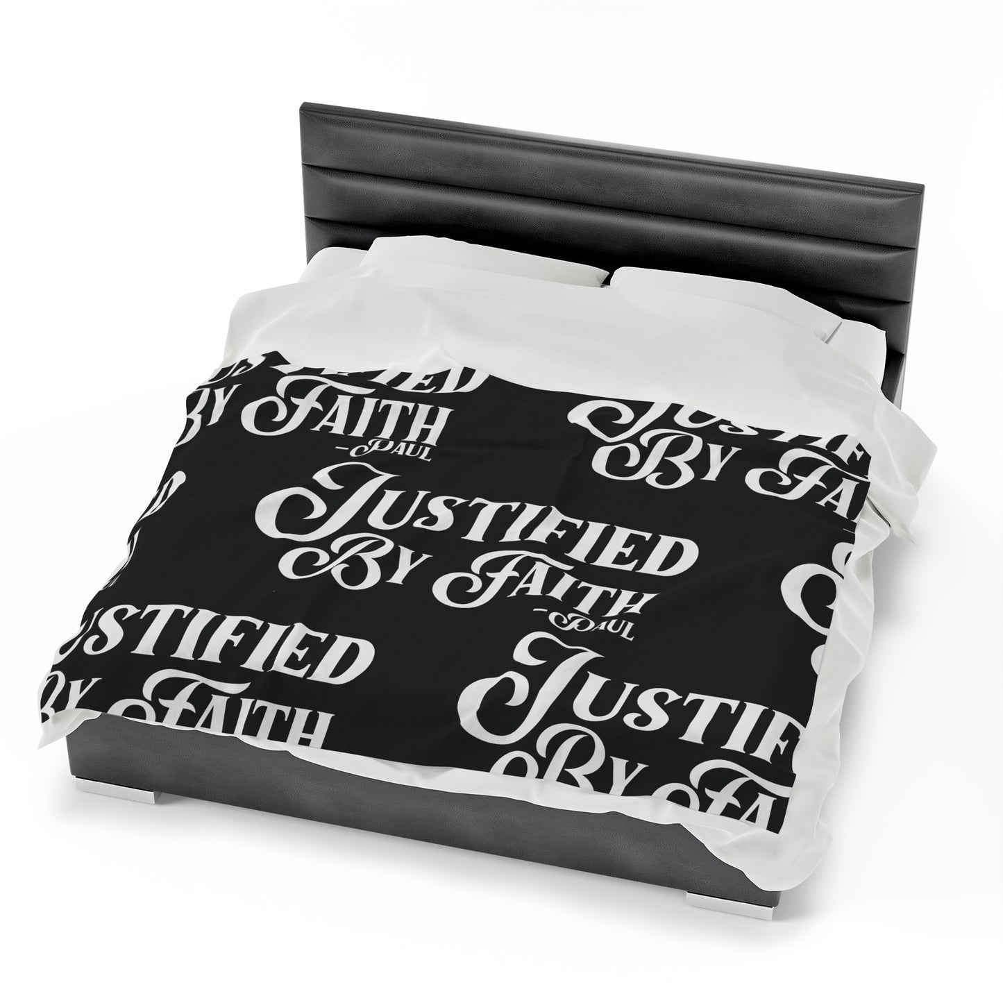 Justified By Faith Fleece Blanket